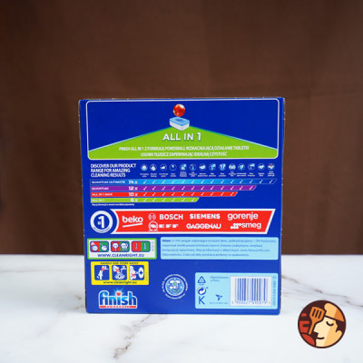 Viên rửa bát Finish All-In-1 50 viên/ hộp