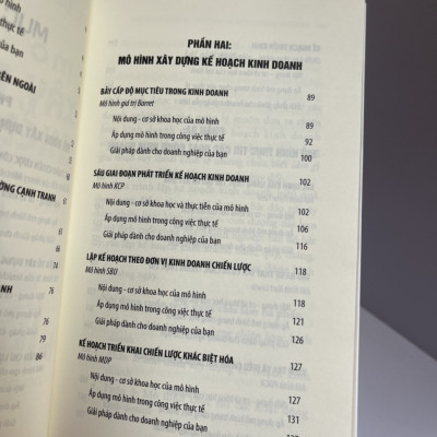 MÔ HÌNH XÂY DỰNG CHIẾN LƯỢC VÀ KẾ HOẠCH KINH DOANH DÀNH CHO DOANH NGHIỆP VỪA VÀ NHỎ - Đào Xuân Khương - Thái Hà Books - NXB Công Thương.