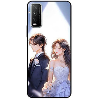 Ốp lưng cho Vivo Y12s - Y20 - Y20s - Y21 - Y21s - Y33s - Y33T - Cặp Đôi Cưới Nhau - Hàng Chính Hãng