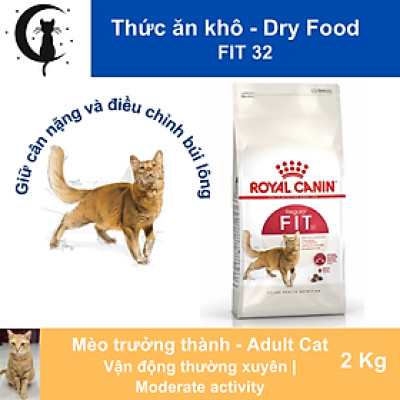 Royal Canin FIT32- HẠT MÈO FIT 32 cho mèo vận động nhiều [Dry cat food]