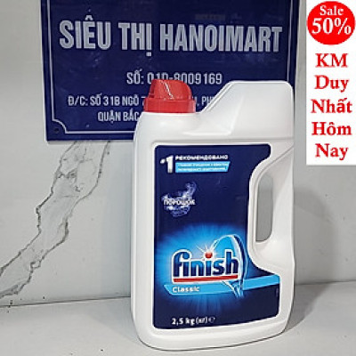 Bột rửa bát Finish 2.5 kg