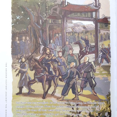 A History Of Vn In Pictures. The Second Victory Against The Mongols (In Colour)