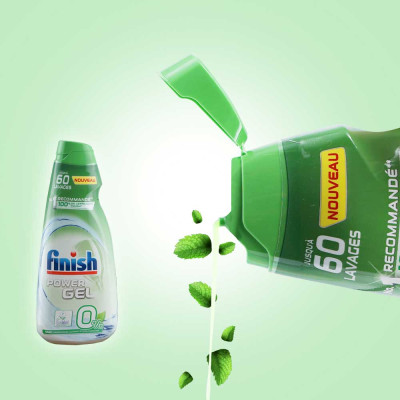 Gel rửa bát Finish hữu cơ 900ml