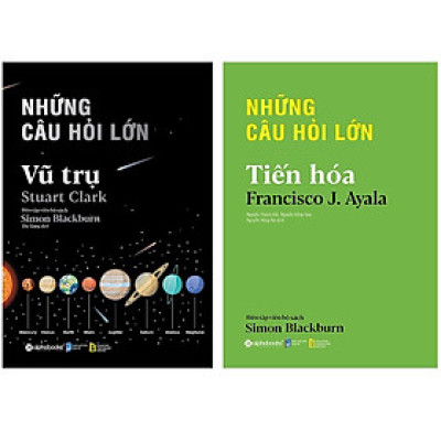 Combo Sách Kiến Thức Bách Khoa :  Những Câu Hỏi Lớn - Vũ Trụ + Những Câu Hỏi Lớn - Tiến Hóa