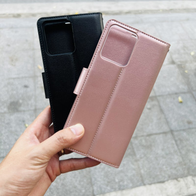 Bao da cho Realme C30s Hanman quai cài, có ngăn đựng thẻ và tiền tiện lợi - Hàng nhập khẩu