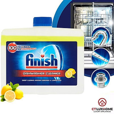 Dung dịch vệ sinh máy rửa bát Finish hương chanh 250ml 