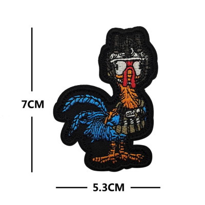Patch_miếng dán Velcro vải gà trống_vịt donal chiến thuật