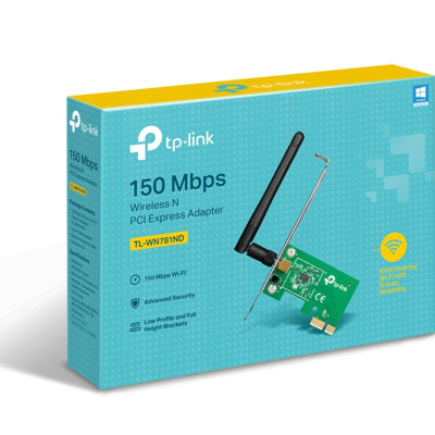 CARD WiFi PCI Express tốc độ 150Mbps TP-LINK WN781ND - Hàng Chính Hãng