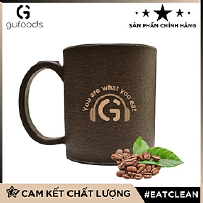 Ly làm từ bã cà phê GUfoods - Cốc tái chế, Thân thiện môi trường, Sử dụng hàng ngày, An toàn cho sức khỏe