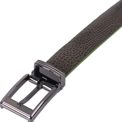 Thắt Lưng Nữ Da Đà Điểu Trơn Huy Hoàng HT5419 - Xanh Rêu