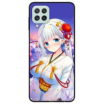 Ốp lưng dành cho Samsung A22 - Samsung S21 FE mẫu Anime Cô Gái Cài Tóc Đỏ