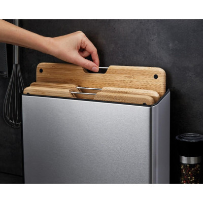 Bộ 3 thớt tre kèm hộp kháng khuẩn Jospeh Jospeh - hỗ trợ chống trượt, giúp căn bếp sang trọng chuẩn Châu Âu - 008425