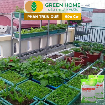 Phân Trùn Quế Greenhome, Lavamix, Bao 5kg, Nguyên Chất, Bổ Sung Dinh Dưỡng, Cải Tạo Đất, Bón Rau