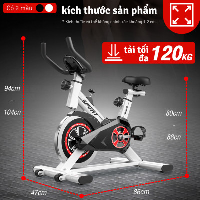 BG-GIÁ ĐỠ DI ĐỘNG-Xe đạp tập thể thao đa năng trong nhà SPINING BIKE ELITE 01 mới (hàng nhập khẩu)