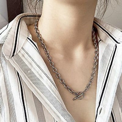 Vòng cổ dây chuyền khoá OT nam nữ đa phong cách