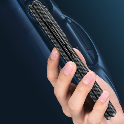 Ốp lưng dành cho Samsung Galaxy Z Fold 3 hiệu X Level vân sợi carbon chống sốc chống vân tay chống bẩn - Hàng nhập khẩu