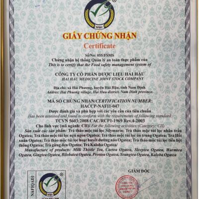 Trà túi lọc Tiền liệt thông Ogatea