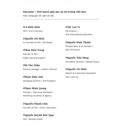 Hashtag #5: Education - Kinh Doanh Giáo Dục Tại Thị Trường Việt Nam