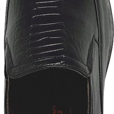 Giày Tây Nam Huy Hoàng Vân Đà Điểu Màu Đen HC7795