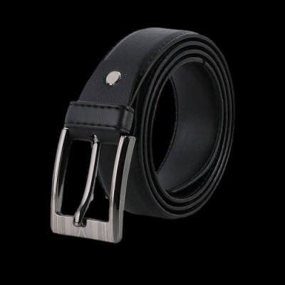 HC4004-05-06 - Dây nịt nam Huy Hoàng 3,5P may viền màu bò, đen, nâu