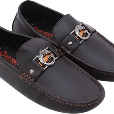 Giày Mọi Nam Đế Âm Đính G Huy Hoàng HT7771 - Nâu Đất