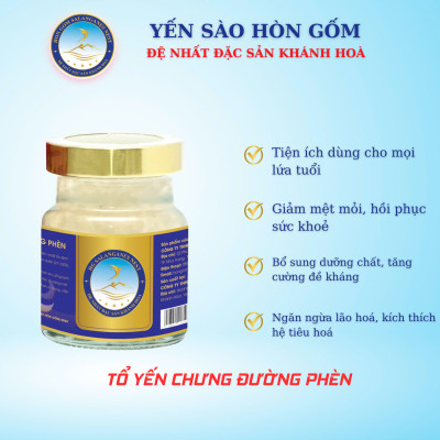 [Set QT 6 Hũ] Tổ Yến Chưng Đường Phèn - Yến Sào Hòn Gốm Chính Hiệu Khánh Hoà - HGK NEST