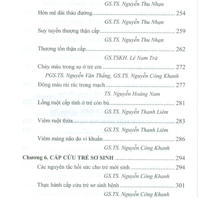 Thực Hành Cấp Cứu Nhi Khoa (Tái bản lần thứ hai, có sửa chữa và bổ sung) - GS.TS. Nguyễn Công Khanh, GS.TSKH, Lê Nam Trà đồng chủ biên
