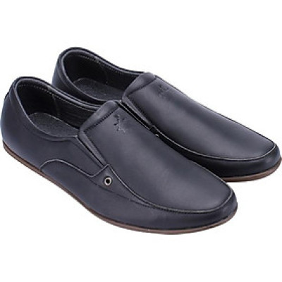 Giày Nam Có Lỗ Huy Hoàng HT7123 - Đen