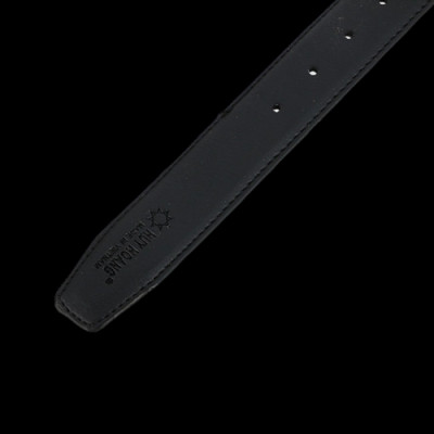 HC4004-05-06 - Dây nịt nam Huy Hoàng 3,5P may viền màu bò, đen, nâu