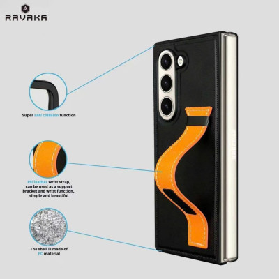 Ốp Lưng Da cho SAMSUNG Z Fold 7 Bảo Vệ 360° hiệu RAVAKA