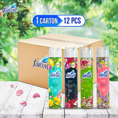 THÙNG 12 CHAI XỊT PHÒNG FARCENT 320ML - FARCENT