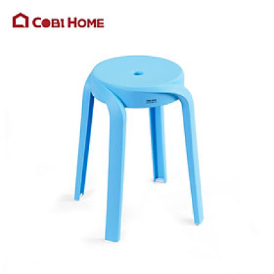 Ghế đôn nhựa đúc lốc xoáy, có thể xếp chồng lên nhau, tiết kiệm diện tích - Cobihome