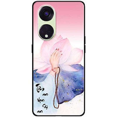 Ốp lưng cho Oppo Reno 2Z - 2F - Reno 6Z - Reno 7Z 5G - 8Z 5G - Reno 8T 4G - Reno 8T 5G - Tay Sen Tâm An - Hàng Chính Hãng