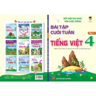 Sách - Bài tập cuối tuần Tiếng Việt 4 Kết nối tri thức (Học kì 1) VietJack