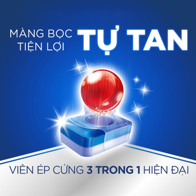 [HCM] Viên rửa chén bát Finish All In One Max 80 viên