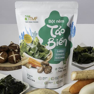 Bột nêm Tảo Biển hũ 350g Tâm Minh Foods không bột ngọt công nghiệp