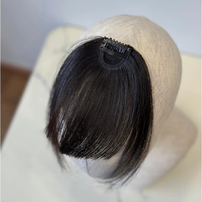 Mái dày vừa 2 ria tóc thậ.t nữ (không có tóc phía sau)- Tóc Giả Vân Anh