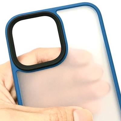 Ốp lưng cho iPhone 13 Pro Max hiệu Likgus Defend Bumper nhám chống vân tay - Hàng nhập khẩu