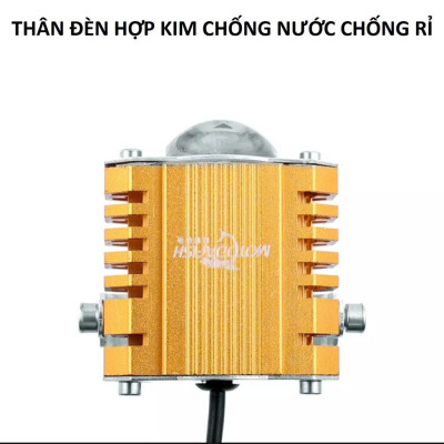 Đèn Trợ Sáng Motofish Bi Cầu Lắp Xe Máy Ô Tô Siêu Sáng – Cực Bền, Chống Nước Hiệu Quả