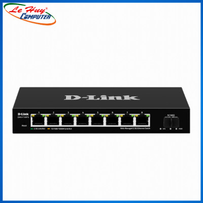 Bộ Chia Mạng Switch D-Link DMS-F109TS 8 Cổng 2.5G và 1 Cổng SFP+ - Hàng Chính Hãng