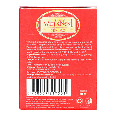 Combo 12 lọ Yến Sào Win