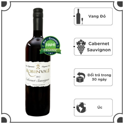 Rượu vang đỏ Robinvale Cabernet Sauvignon 2012 750ml 14% Alc