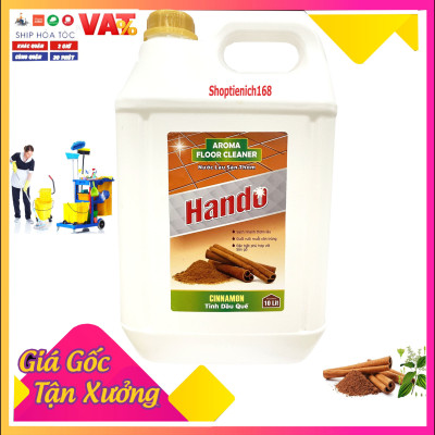Nước thơm lau sàn nhà Hando can 20L (Hương quế) Giao 2 can 10L