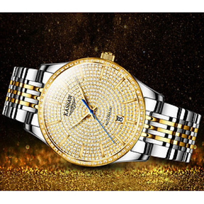 Đồng hồ nam chính hãng KASSAW K878-2 Kính sapphire ,chống xước,Chống nước 50m,Bảo hành 24 tháng,Máy cơ (Automatic),Dây da Kim loại Thép không gỉ 316L