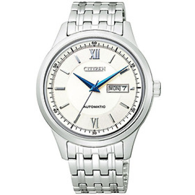 Đồng Hồ Nam Citizen Dây Thép Không Gỉ NY4051-51A - Mặt Trắng (Sapphire)