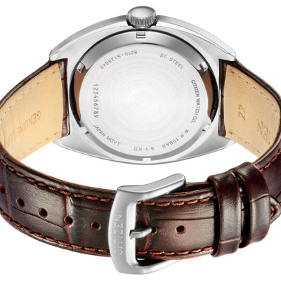 Đồng Hồ Nam Citizen Dây Da Máy Cơ-Automatic NJ0100-03H - Mặt Xám