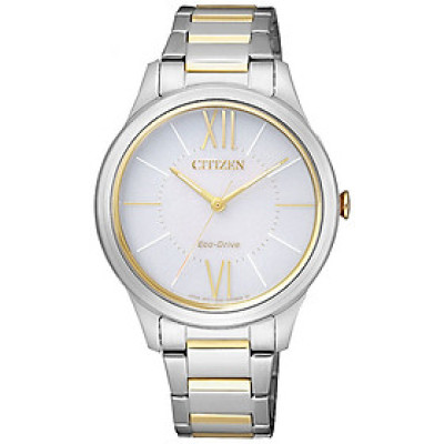 Đồng Hồ Nữ Citizen Dây Thép Không Gỉ EM0414-57A - Mặt Trắng