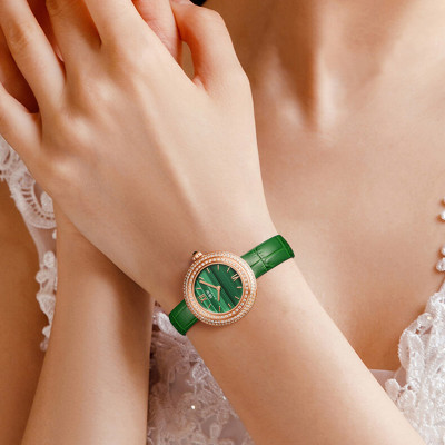 Đồng Hồ Nữ I&W Carnival 3008L Chính Hãng BH 24T Chịu Nước 30m Kính Chống Xước Dây Da Cao Cấp ( Máy Quartz)