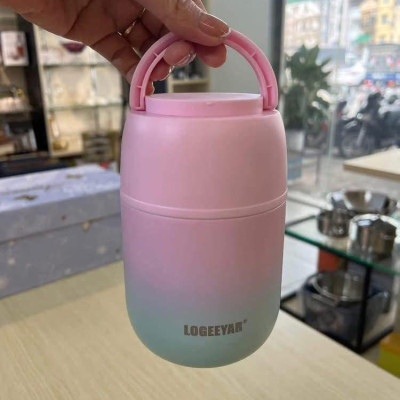  Hộp cơm giữ nhiệt thực phẩm LOGEEYAR 500ml (kèm thìa gấp) hàng chính hãng