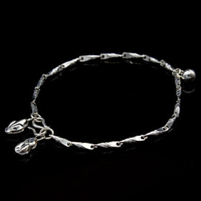 Lắc Tay Nữ Bạc Hiểu Minh LTU407 bạc ta